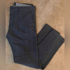 J Crew Pants 33x32 484 Slim Fit Brushed Twill Blue Glen Plaid NWT